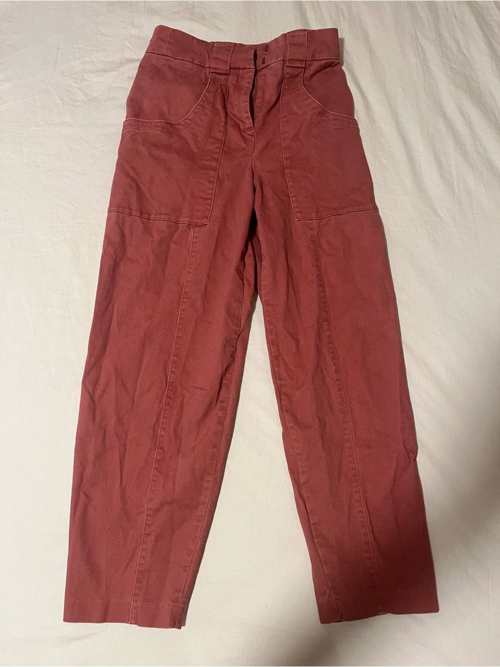 Express Dusty Rose Mid-Rise Pants